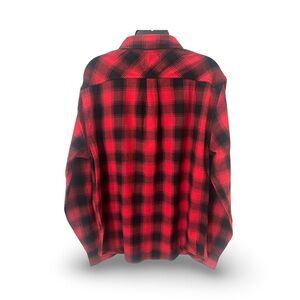 LEVI’S RED AND BLACK FLANNEL SHIRT NEW WITH TAGS MEDIUM
